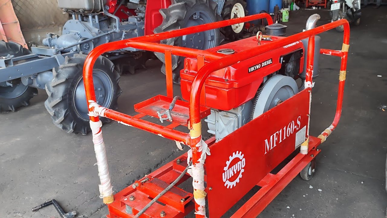 Động cơ Vikino diesel 26hp cũ dân dùng giá rẻ, số điện thoại trong phần mô tả.