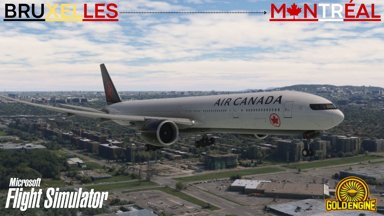 Vol de Bruxelles à Montréal en Boeing777 | PMDG777-300ER | MSFS2020 | Sayintentions Ai | RTX4090