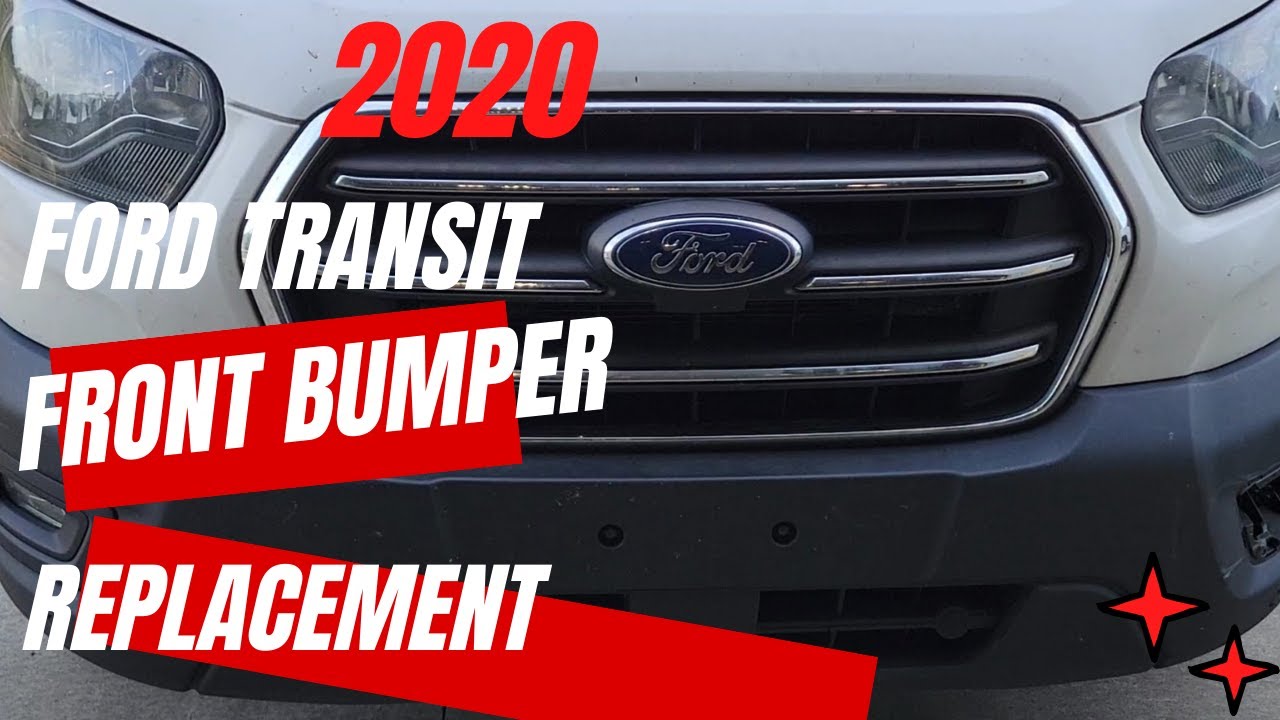 Замена переднего бампера Ford Transit 2020 года