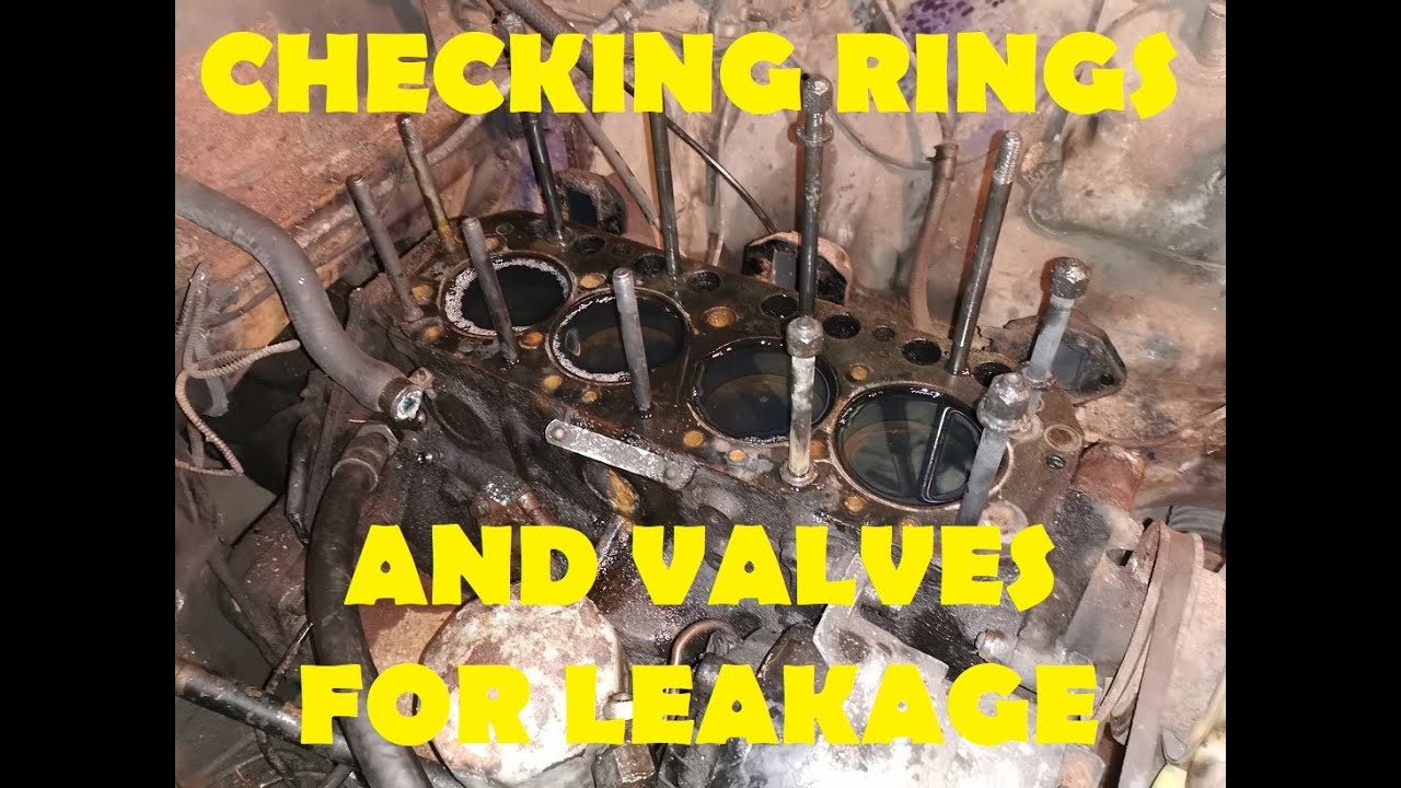 MGB restoration part 4 (B) - Checking rings and valves for leakage. Do we rebuild?