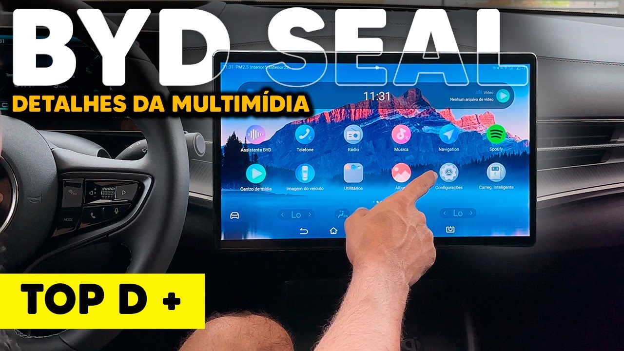 BYD SEAL MULTIMÍDIA DETALHES (VÍDEO DO DONO DE UM BYD SEAL)