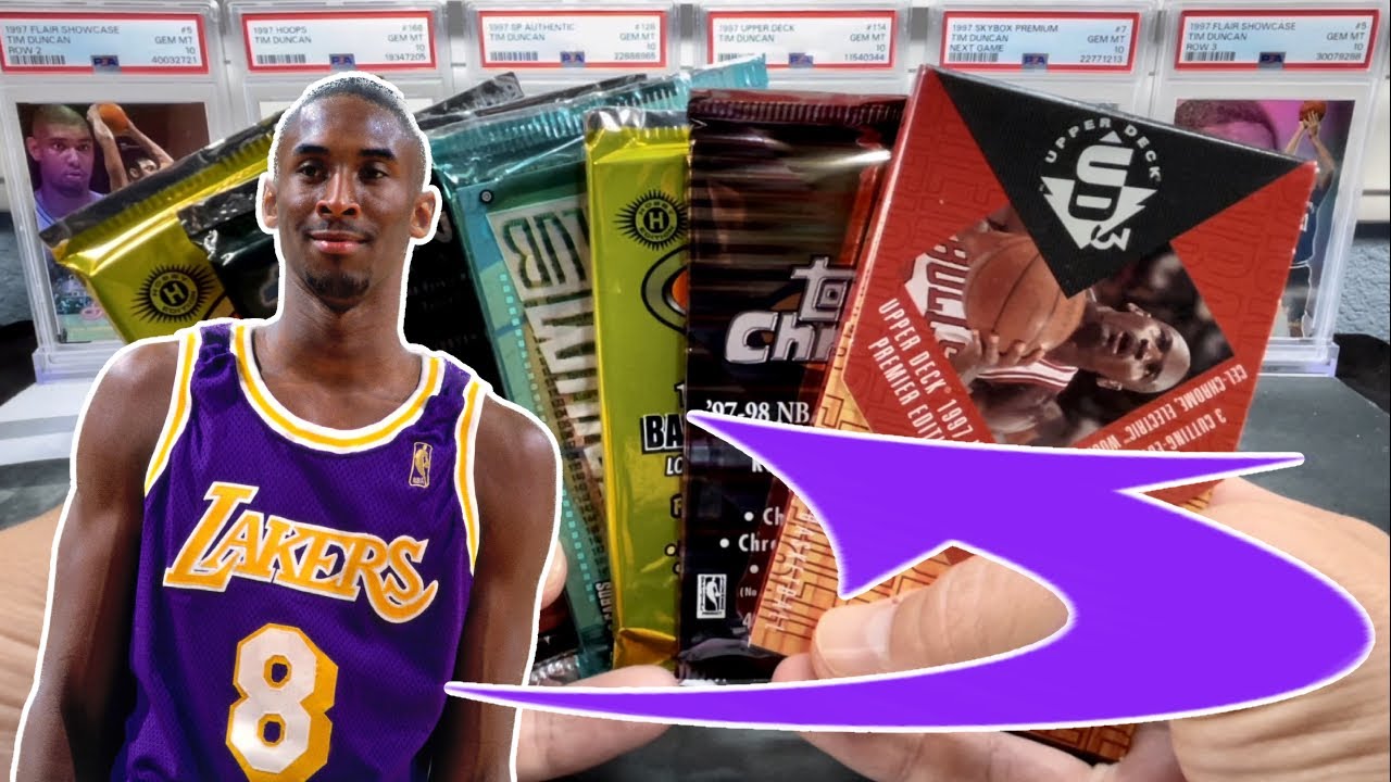SWEET TOPPS CHROME REFRACTOR | Random Old School 90s Hobby Packs Opening 🔥🔥 KOBE