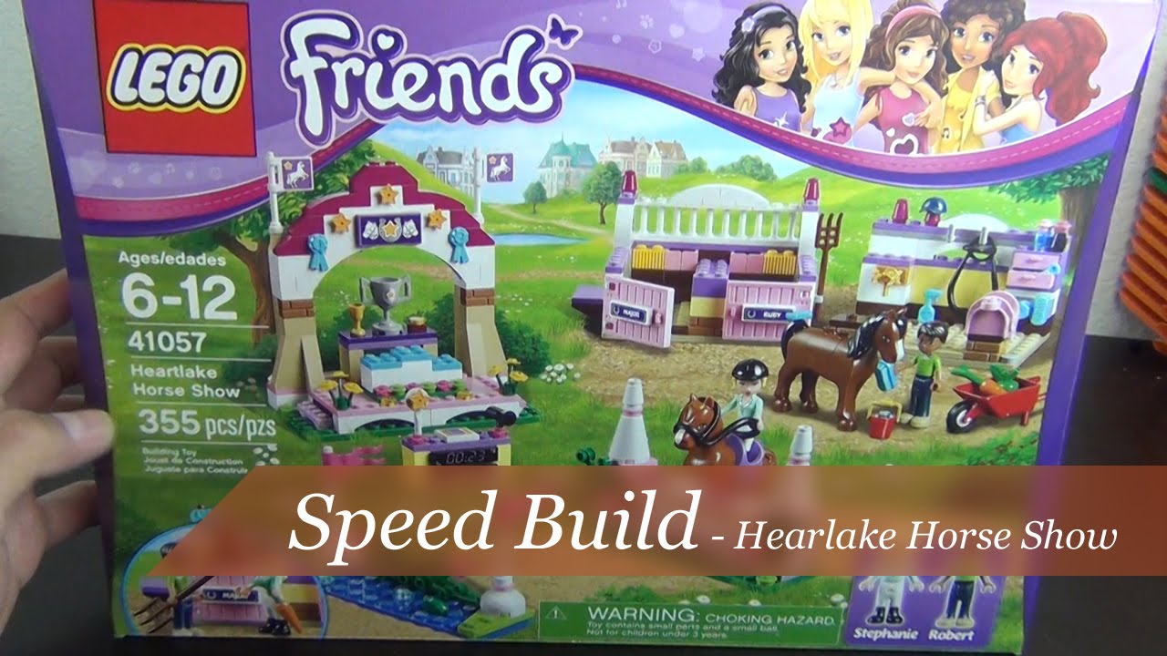 Speed Build - Lego Friends Heartlake Horse Show Set #41057
