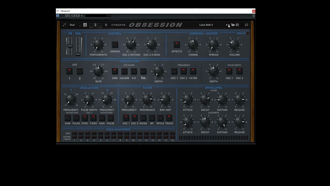 Synapse Obsession VST - Modified Presets
