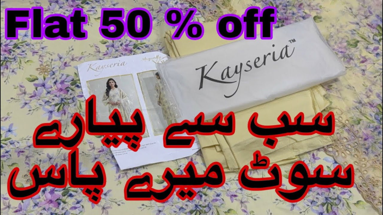 Kayseria huge flat 50% off sale shopping haul 2025