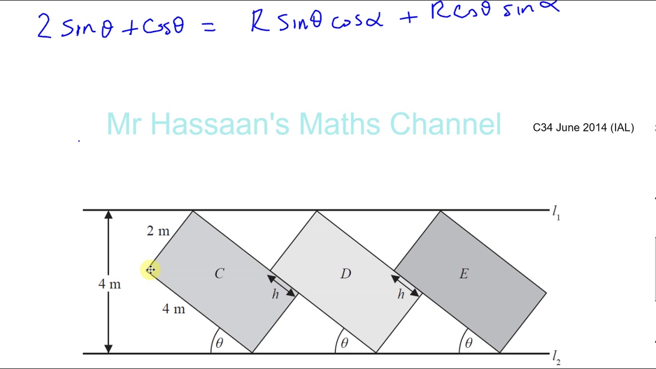 EDEXCEL IAL C34  JUNE 2014 Q13a   Trig Identities