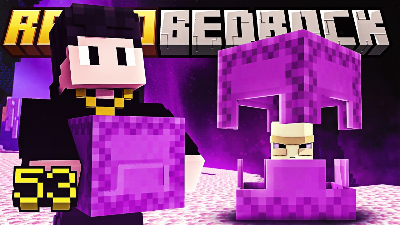 A melhor farm de shulker do minecraft bedrock 1.21+ REINO BREDROCK #53