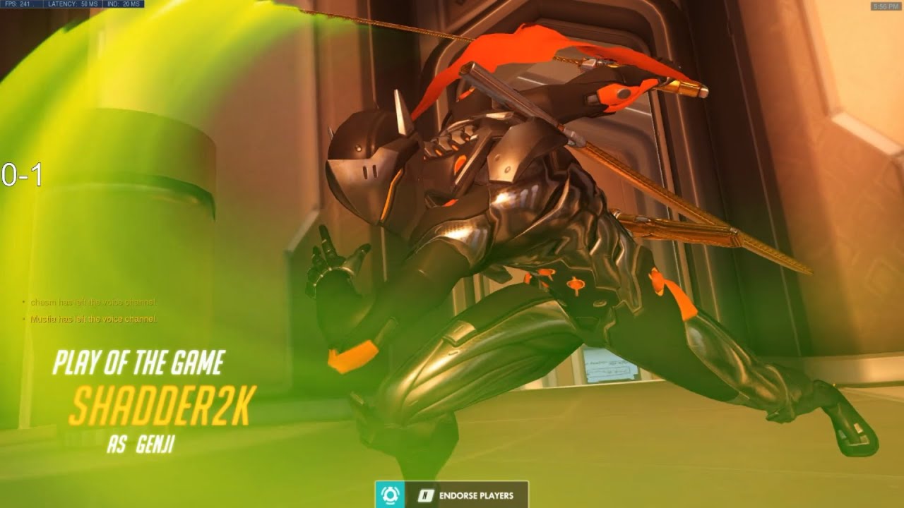 Overwatch Genji God Shadder2k Predator Of Oasis -POTG-