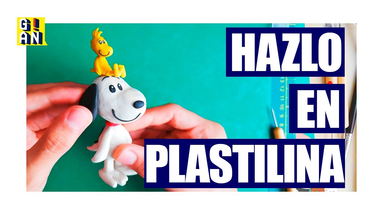 📍 ▶PLASTILINA/SNOOPY /HOW TO MAKE/PLASTICINE 50s 😍✅