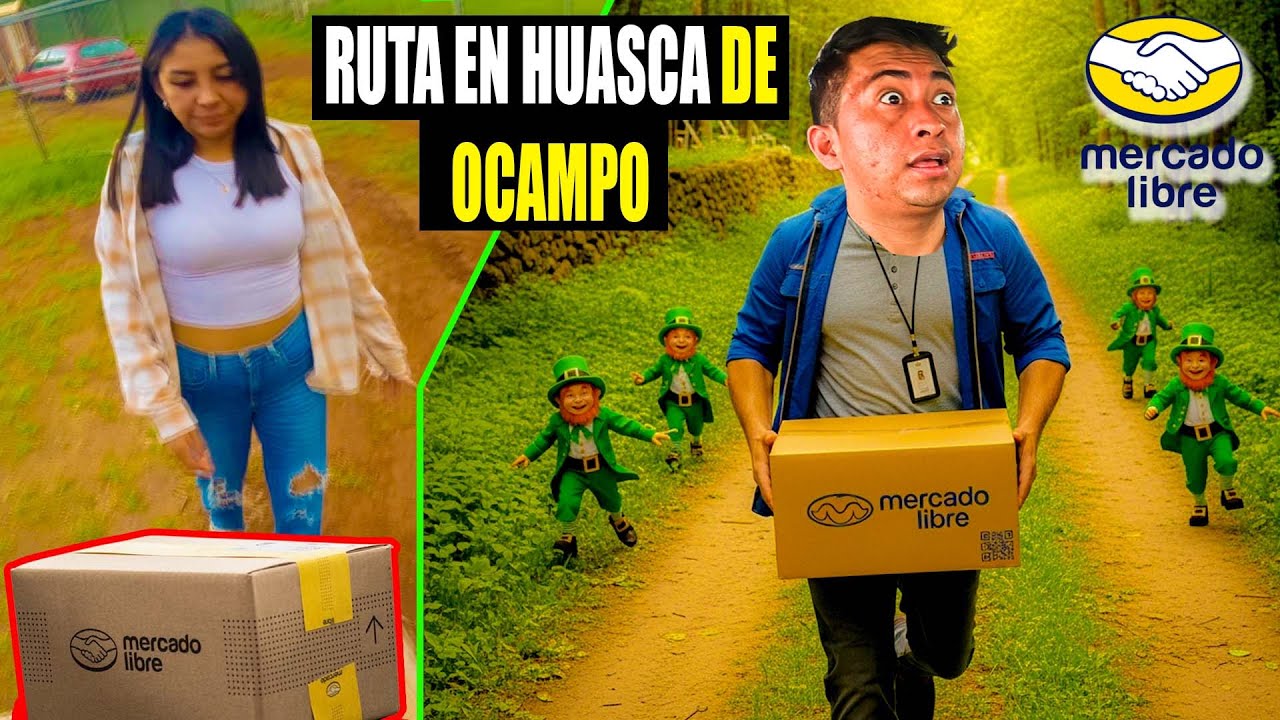 Así son las rutas de 2000 pesos | entregando en un pueblo mágico | Repartiendo con Mercado Libre