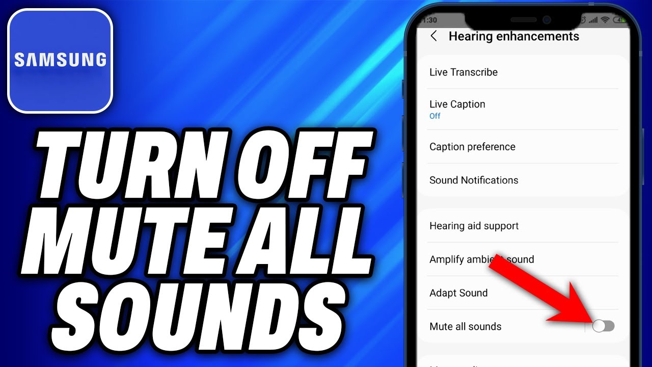 How To Turn Off Mute All Sounds on Samsung -Easy Fix