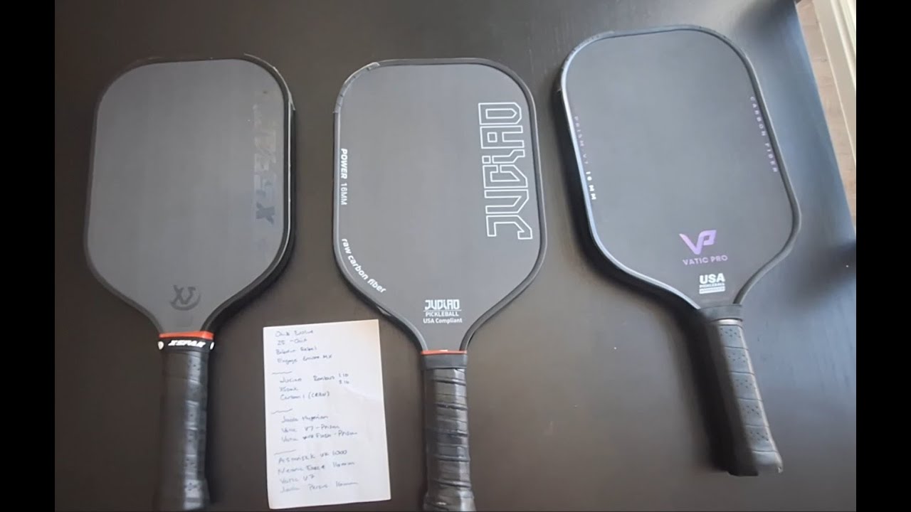 Juciao Pickleball Paddle Review - Compared to Vatic V7 Prism XSpak Ronbus