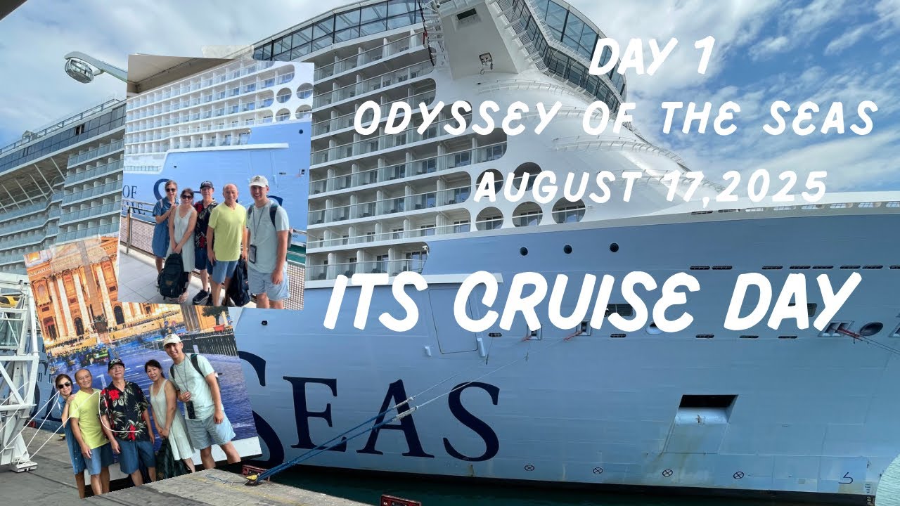 Odyssey Of The Seas! | First Day Onboard, and Explore High-Tech Ship...Greek Isles Cruise Begins!