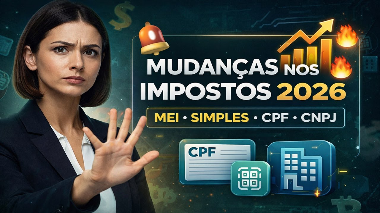 🔔📊 MUDANÇAS NOS IMPOSTOS 2026 🔥 MEI, SIMPLES NACIONAL, CPF E CNPJ