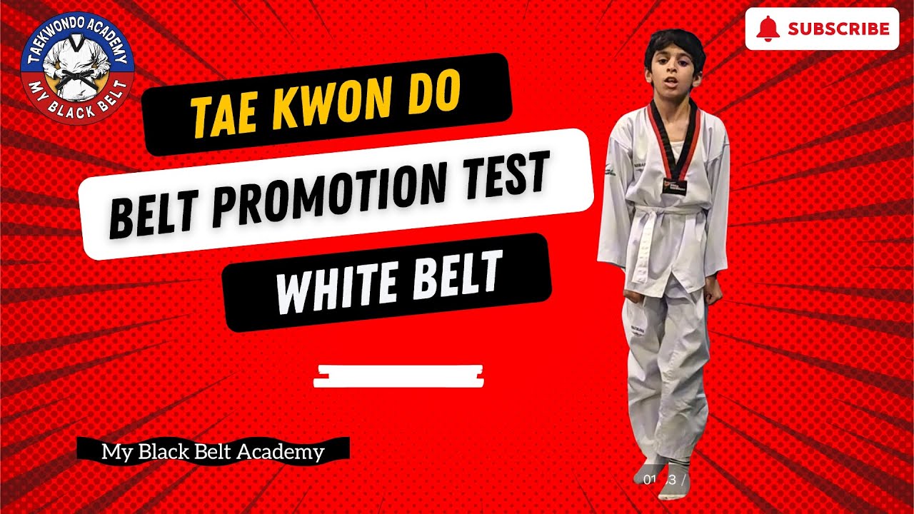White to White Yellow Belt Test – Taekwondo Basics & Physical Preparation | G M: Morteza PourAzari