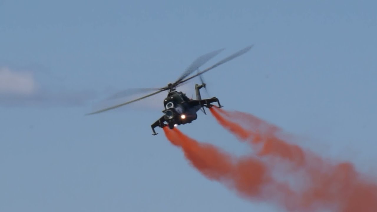 Czech Air Force Mil Mi-24 Hind at RIAT 19th July 2015