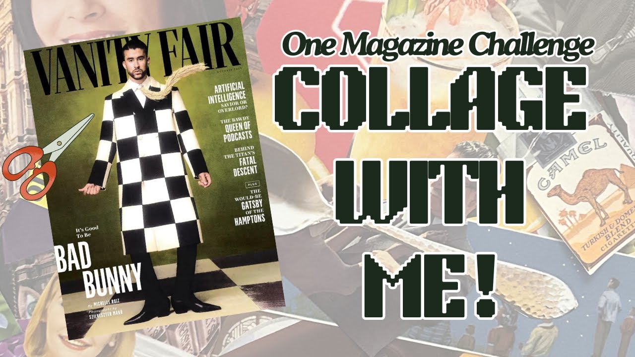 COLLAGE WITH ME ✂️ One Magazine Challenge