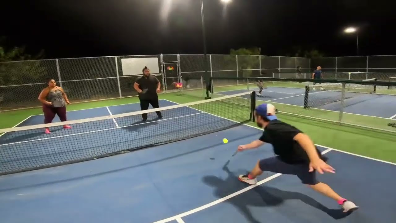 Gibbel park night pickleball POV