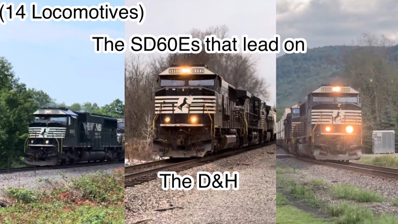 The SD60Es that lead on the Former D&H
