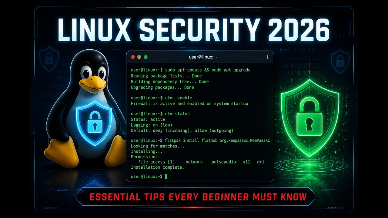 Linux Security in 2026: Essential Tips Every New User Must Know