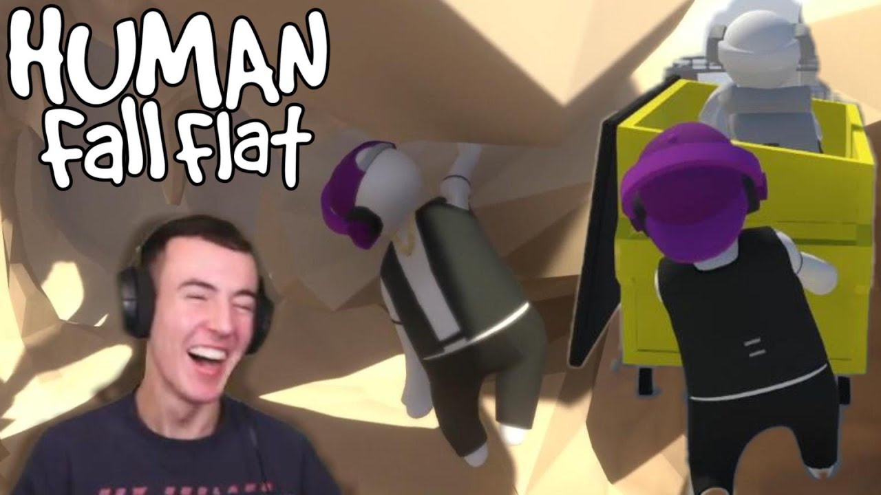 I THREW HIM OFF A BUILDING IN A DUMPSTER | Human Fall Flat