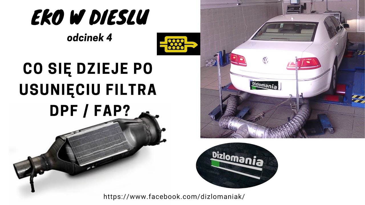 Co się dzieje po usunięciu filtra DPF / FAP? I 