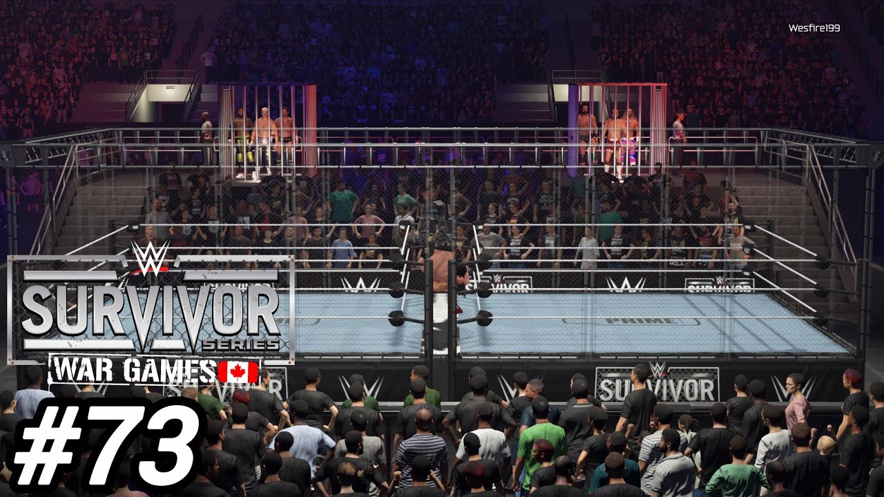 WWE 2K25 universe mode episode 73 survivor series war games part 3