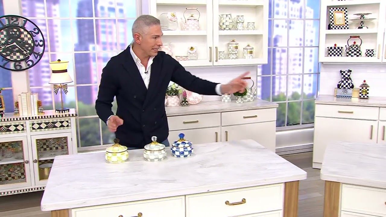 MacKenzie- Childs Squashed Pot on QVC