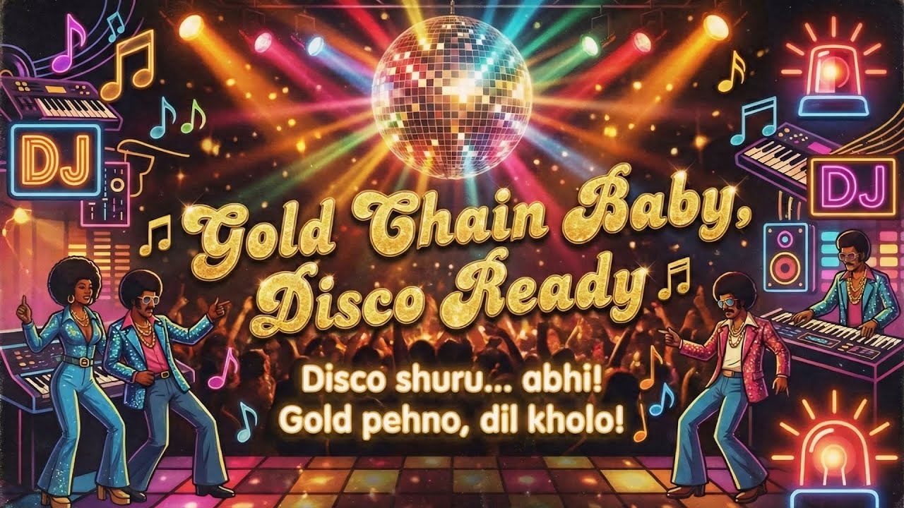 Gold Chain Baby, Disco Ready | A Tribute to Disco King Bappi Lahiri | AI Generated Song | Version 2