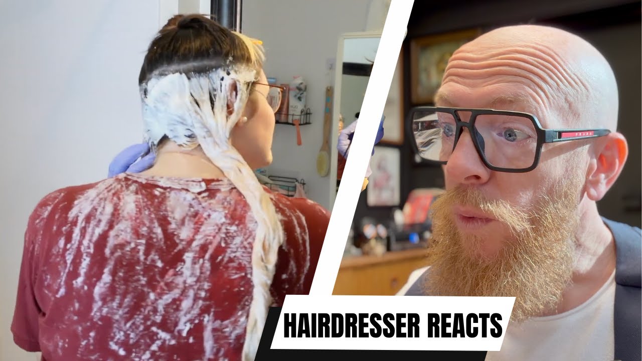 Hairdresser Reacts to DIY Bleaching & Haircut | Transformation or Hair Fail?