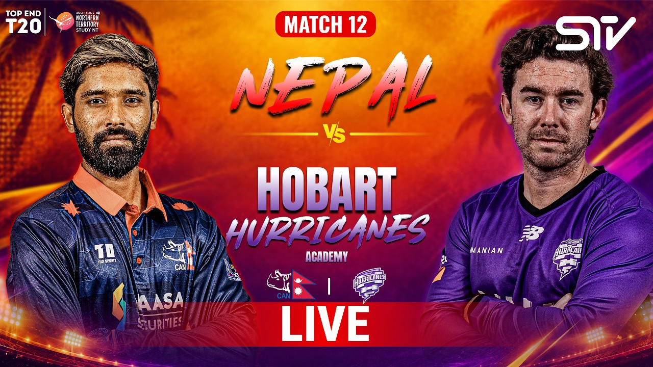 LIVE | Nepal vs Hurricanes | Match 12 | Top End T20 2026 | ZP1J