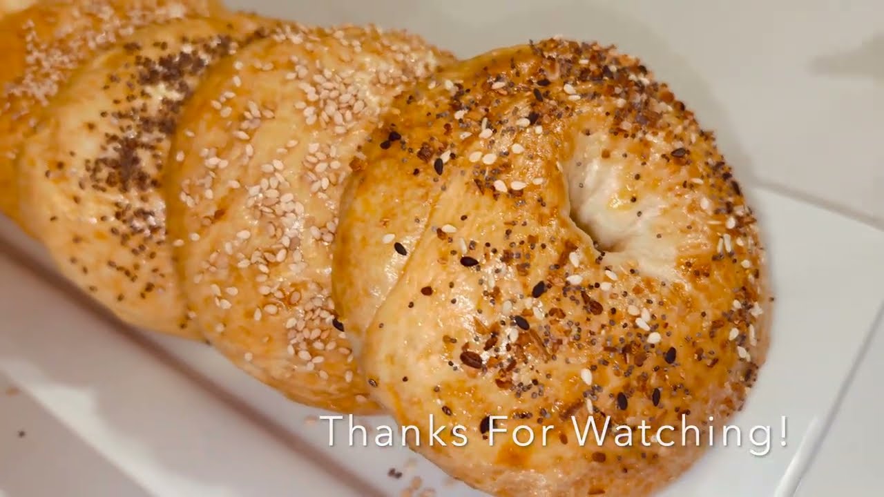 Oh my God !  How Delicious! I can never stop making these bagels | Easy Homemade bagels recipe