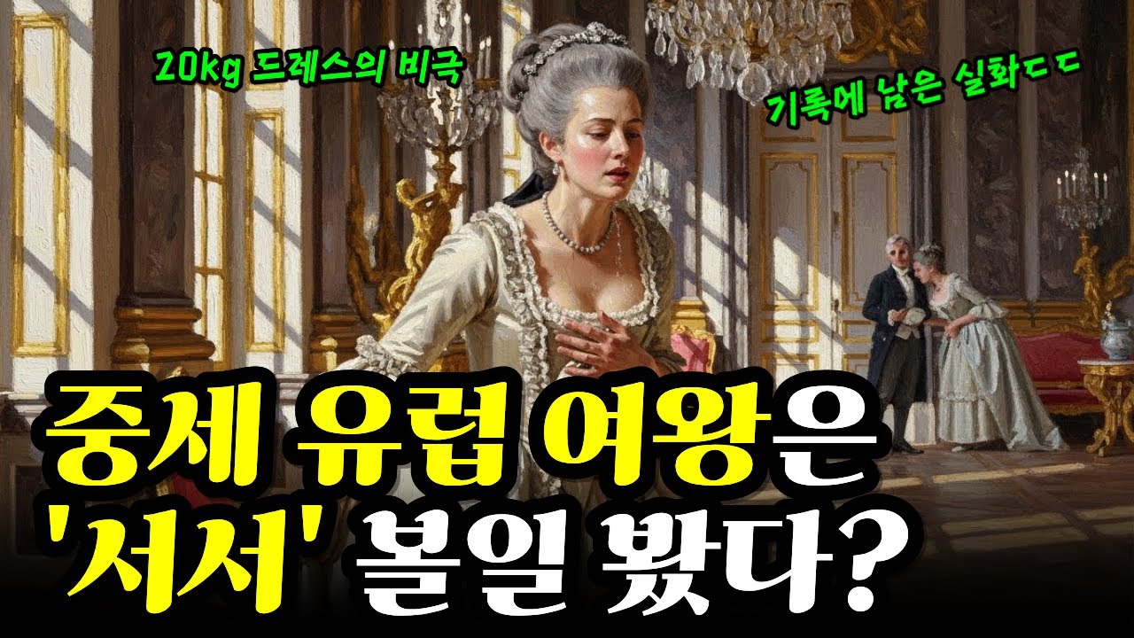 드레스 안에 '이것'까지? 중세 유럽 여왕들의 눈물겨운 화장실 사투