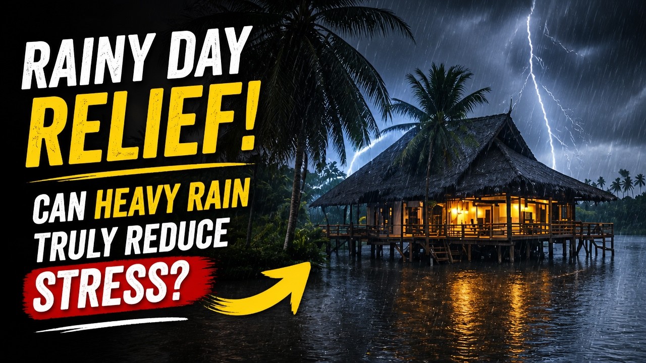 Rainy Day Relief! Can Heavy Rain Truly Reduce Stress?