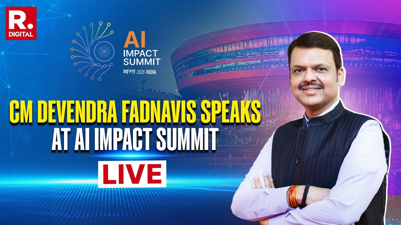 LIVE: Maharashtra CM Devendra Fadnavis’ Keynote Remarks At India AI Impact Summit | Bharat Mandapam
