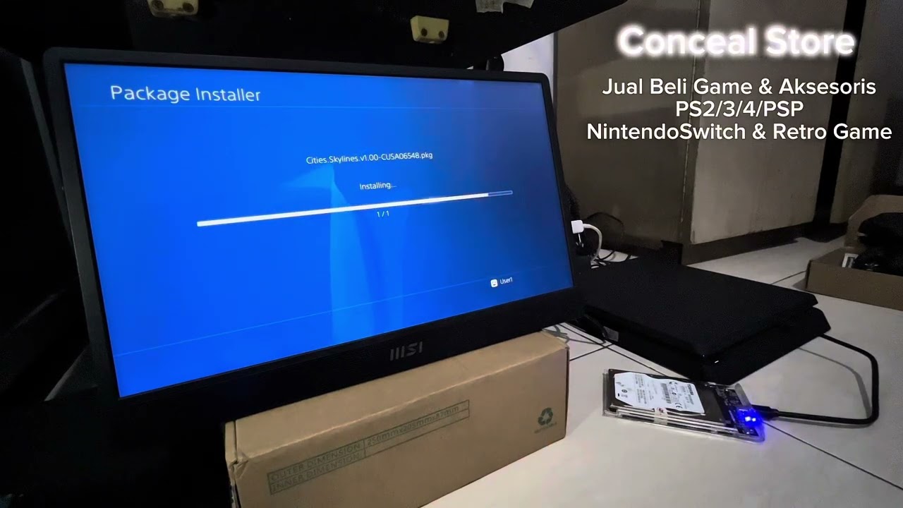 CARA INSTALL GAME PKG PS4 HEN dengan benar | Base game, Datapack/Update, DLC