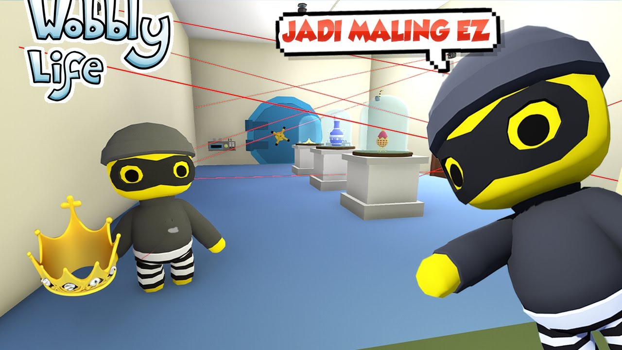 AKU MENJADI MALING BANK MILIARAN DI WOBBLY LIFE UPDATE !!!