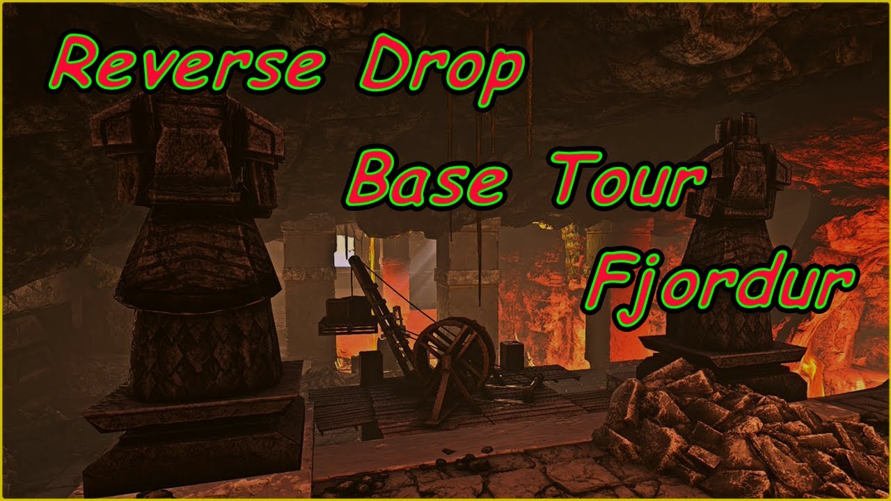 Fjordur Reverse Drop down Base Tour ARK | Official Small Tribes | PC