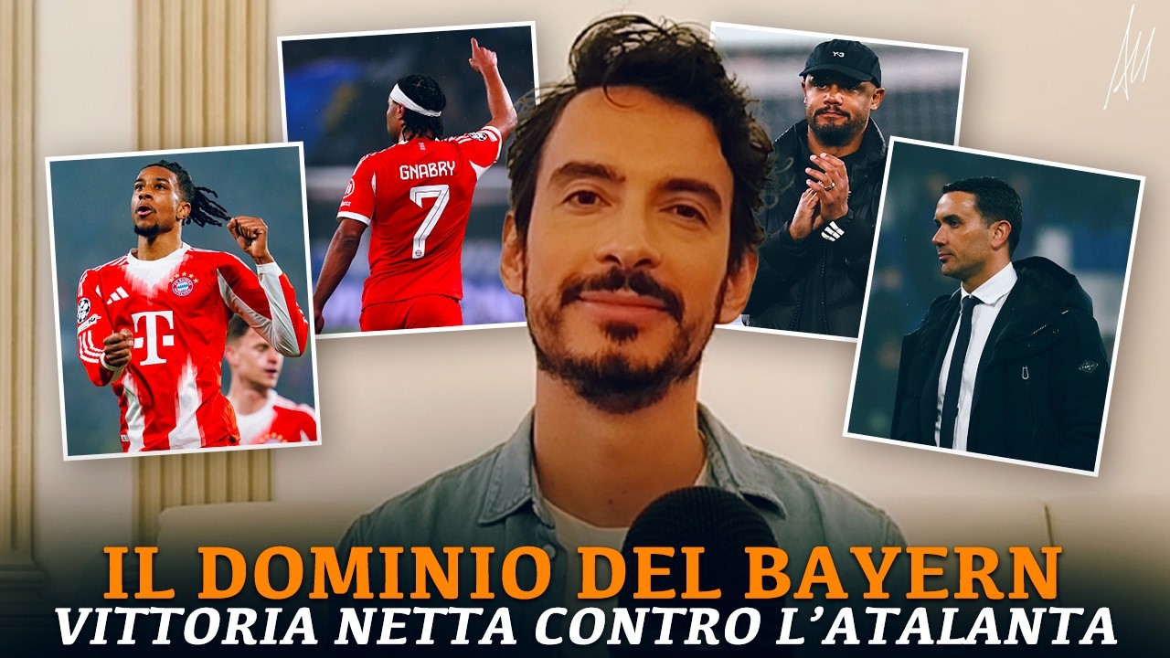 Il BAYERN domina l’ATALANTA in CHAMPIONS: mobilità e qualità le CHIAVI 🔑👨‍🏫