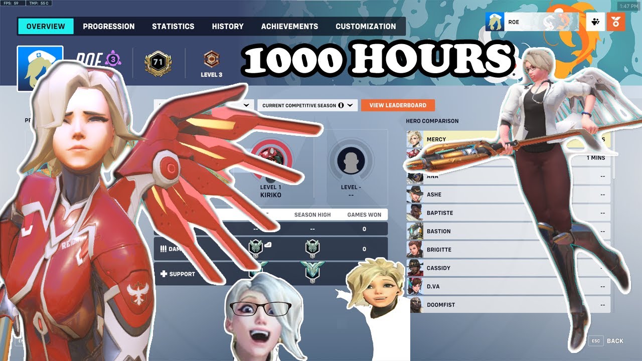what 1,000+ hours on mercy looks like // OW2 mercy montage