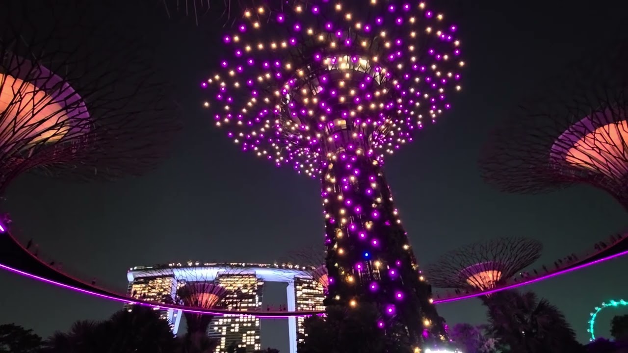 Magical Supertree Grove Light Show | Gardens by the Bay, Singapore 🇸🇬