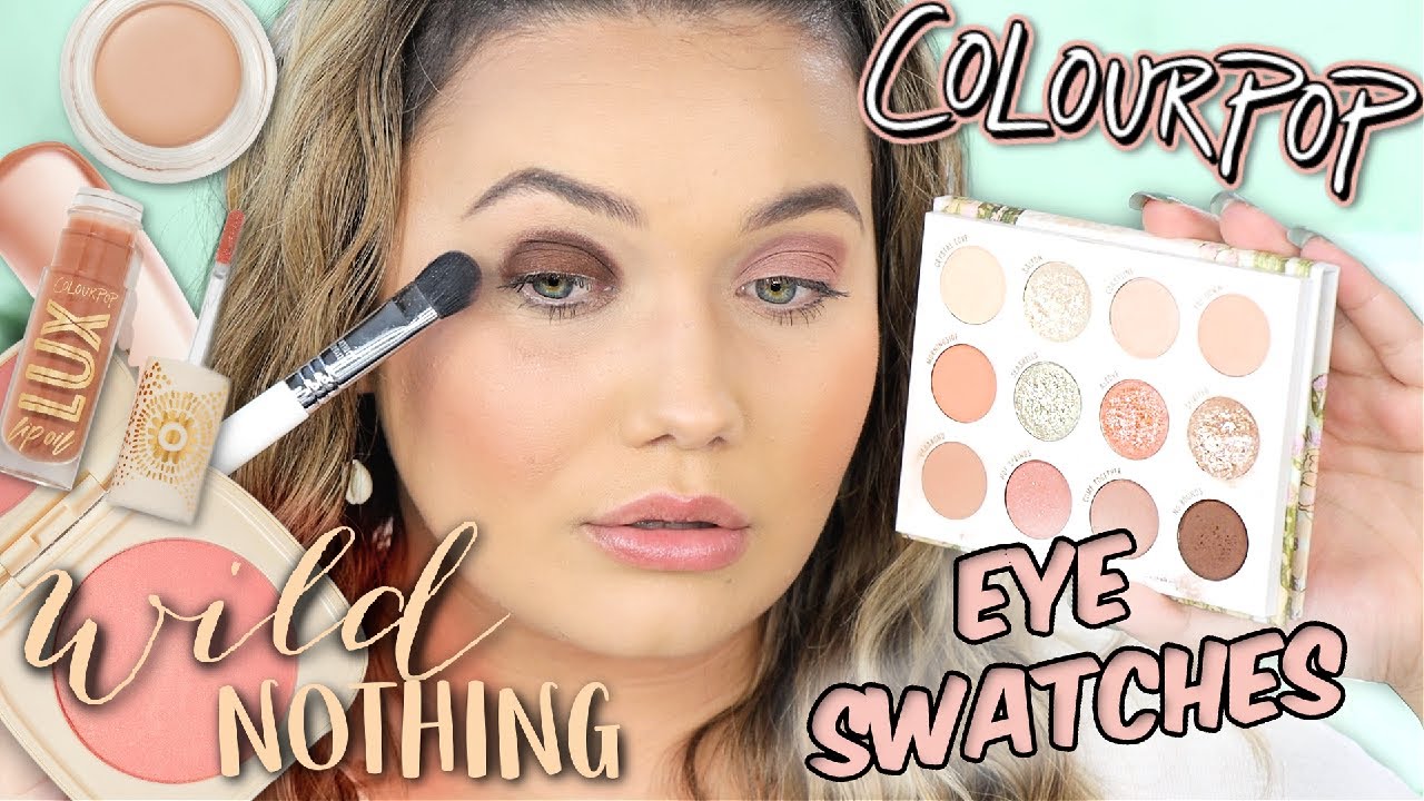 COLOURPOP Wild Nothing Face + Eye Swatches
