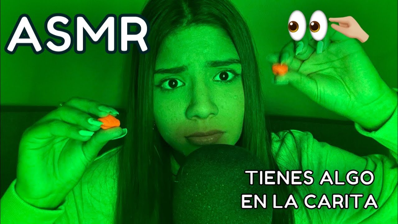 ASMR ESPAÑOL / HOLAAA, DÉJAME QUITARTE lo que TIENES en la CARITA (atención personal)