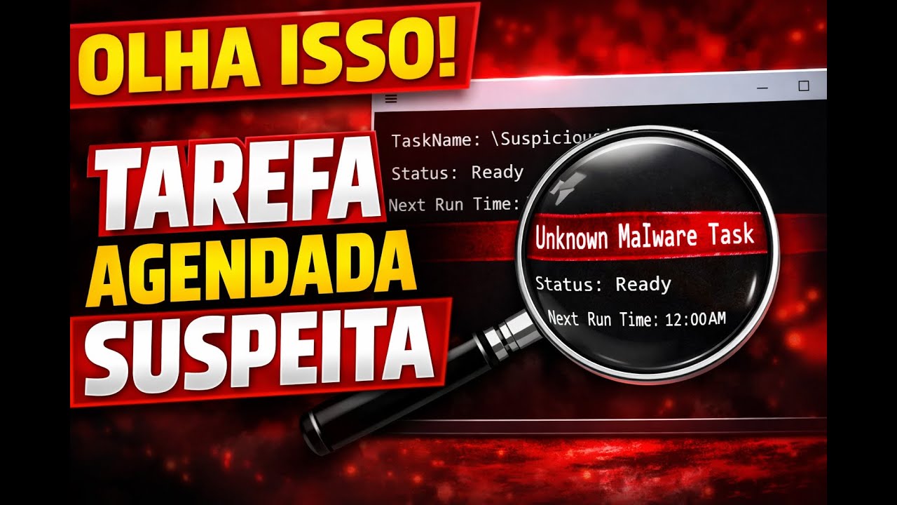 Você NÃO Criou Essa Tarefa no Windows… e Ela Pode Ser um Vírus