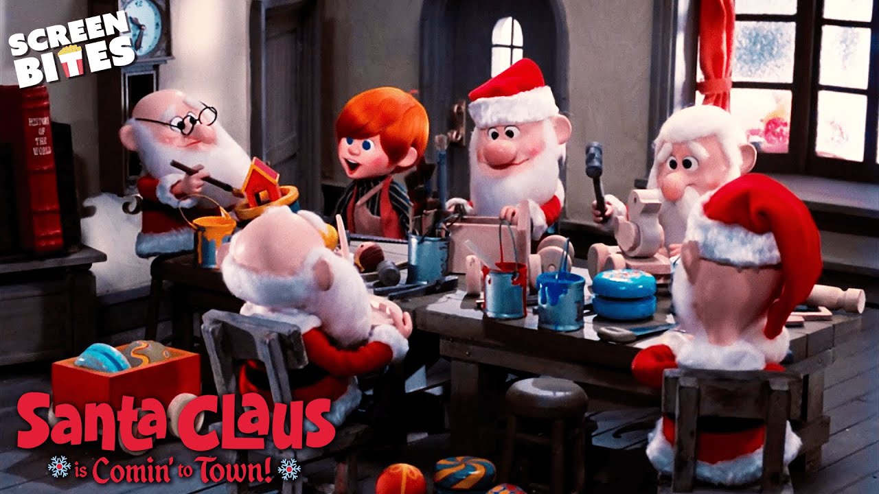 Kris Kringle Learns To Make Toys | Santa Claus Is Comin' to Town (1970) | Screen Bites