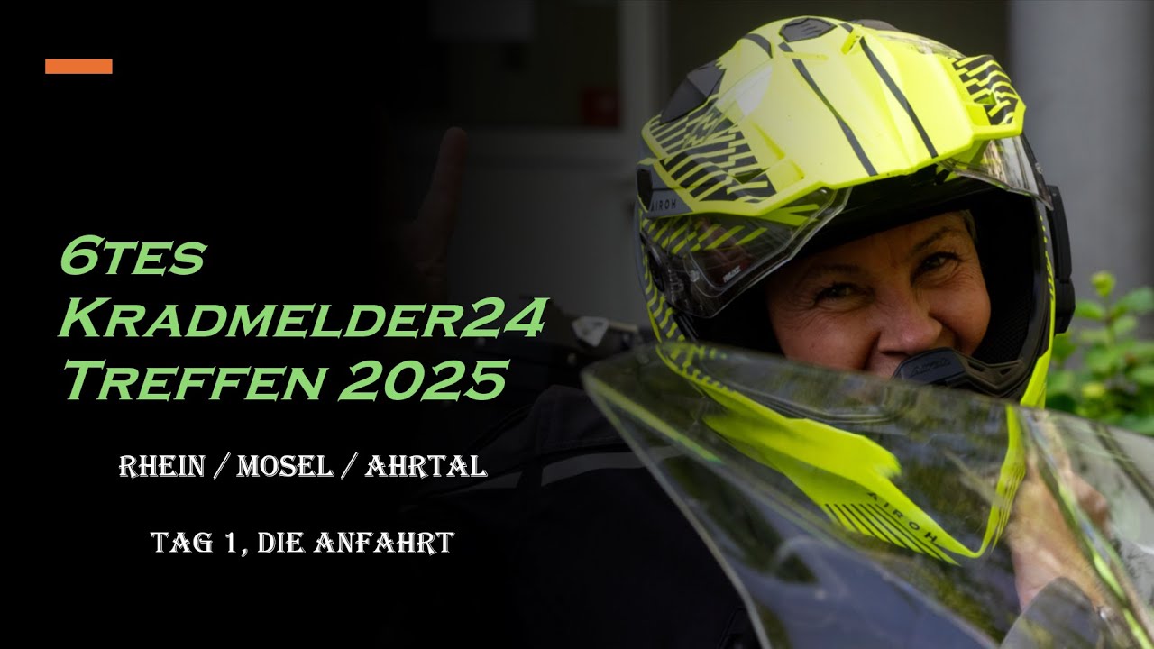 53 Teilnehmer auf einer Motorradtour, geht sowas ? | 6tes Kradmelder24 Treffen | Anfahrt | Tag 1