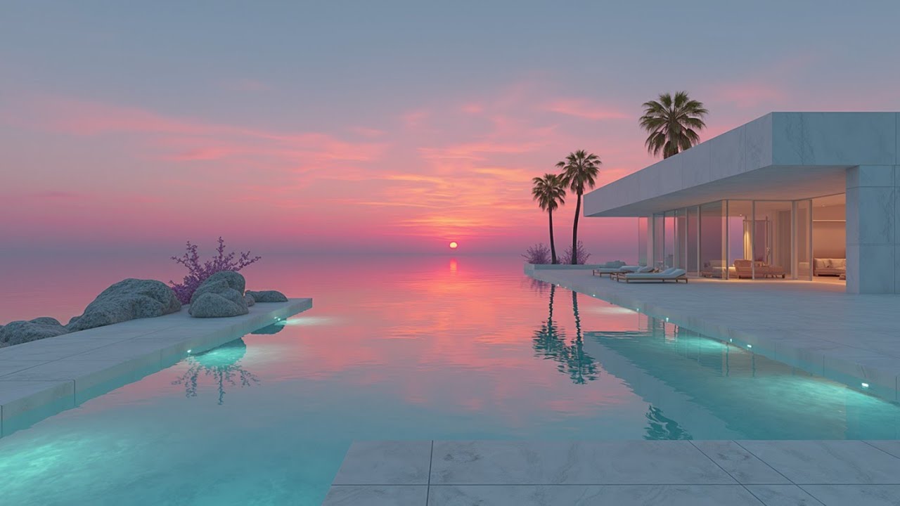 Chillout Music Mix ~ Sunset Luxury Pool Vibes & Vocal Deep House Melodies