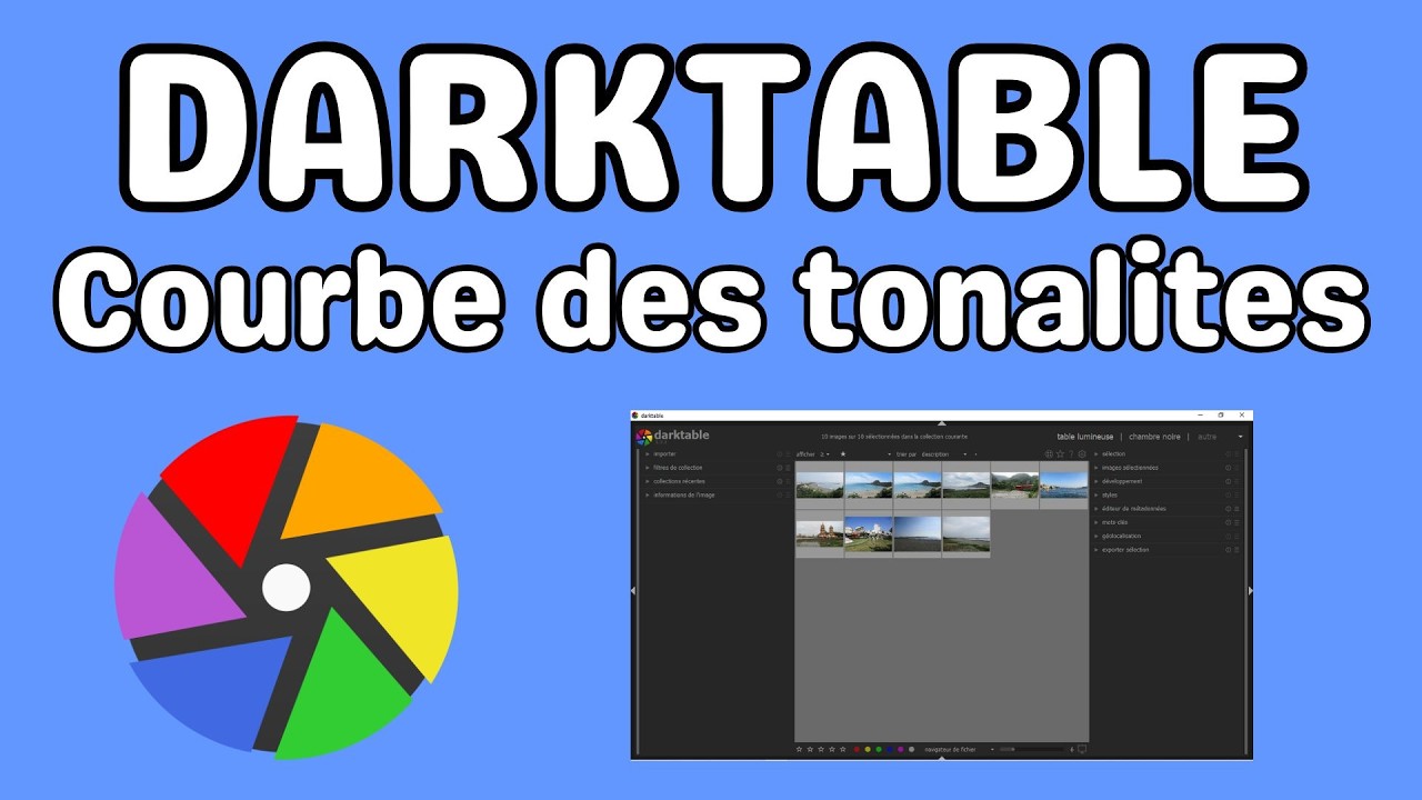 Darktable maitriser la courbe des tonalités