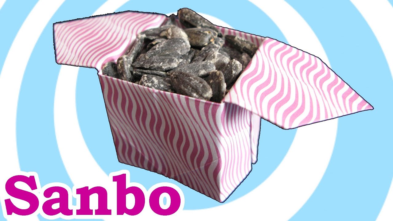 Origami Sanbo Box Instructions