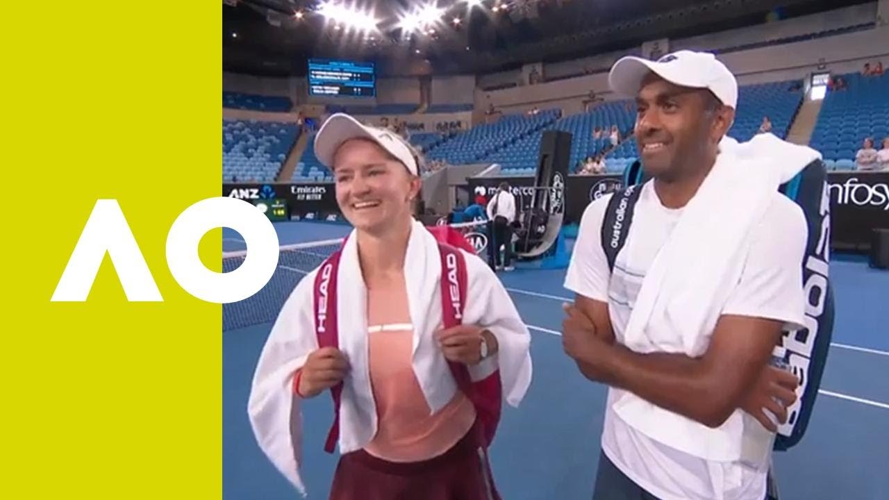 Barbora Krejcikova/Rajeev Ram on-court interview | Australian Open 2019